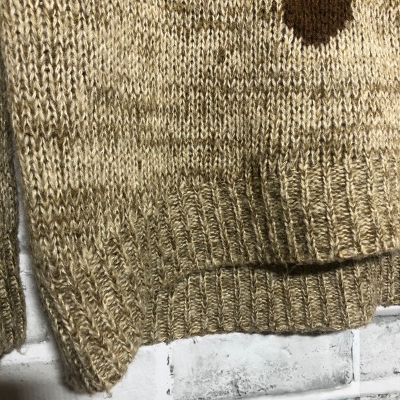 Rewind women’s Pug Soft TAN Knitted Sweater  M - Picture 4 of 7